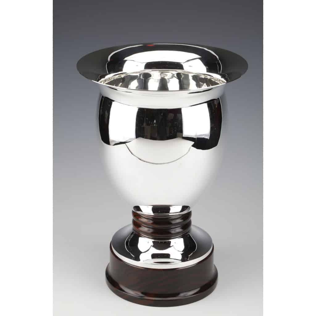 orfèvre Bruxellois SIMONET- VASE argent massif ART DECO 12