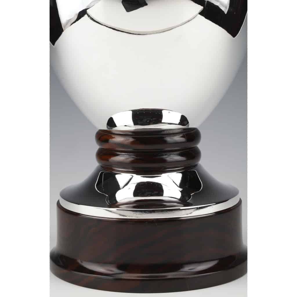 orfèvre Bruxellois SIMONET- VASE argent massif ART DECO 15