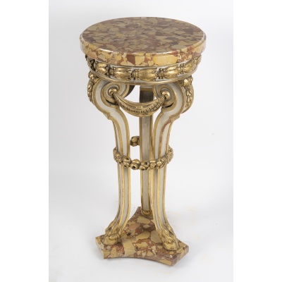 Sellette en bois sculpté, circa 1890 Sellette en bois sculpté, circa 1890