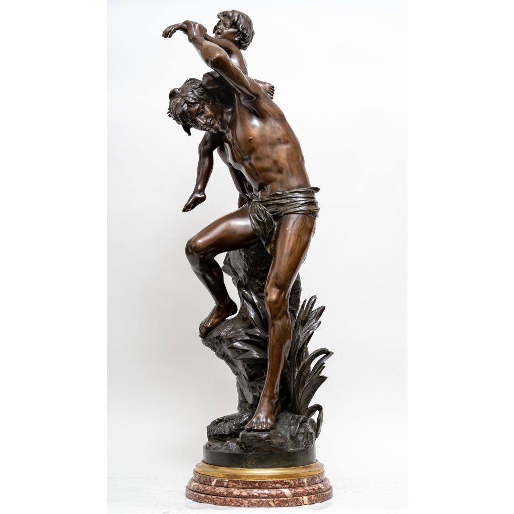 Gaston VEUVENOT-LEROUX (1854- 1942), La Traversée du Ruisseau 3