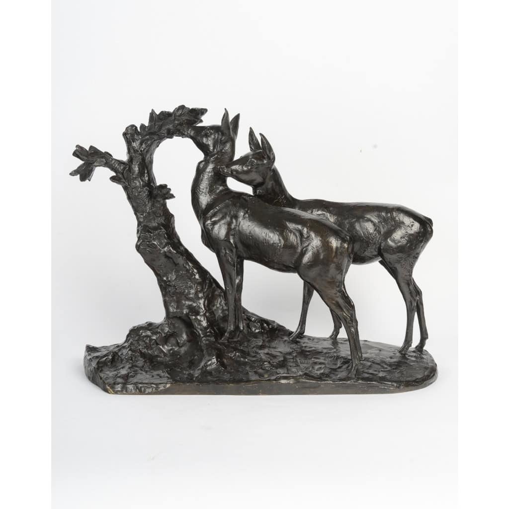 Maximilien FIOT (1886-1953), Deux chevrettes 3