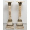 Paire de colonnes en onyx du Maroc et bronze doré, Circa 1870 8 Paire de colonnes en onyx du Maroc et bronze doré, Circa 1870 8