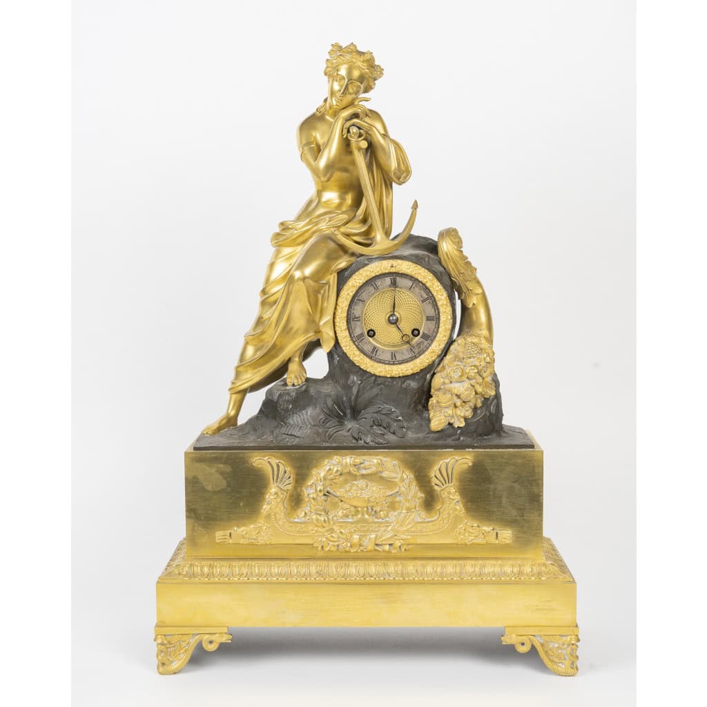 Pendule Charles X, Allégorie marine, Circa 1830 3 Pendule Charles X, Allégorie marine, Circa 1830 3