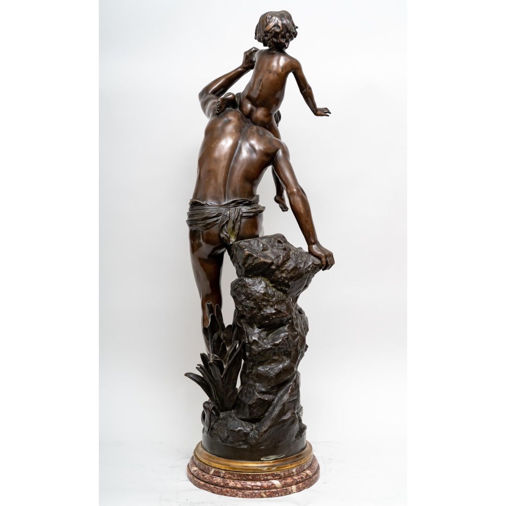 Gaston VEUVENOT-LEROUX (1854- 1942), La Traversée du Ruisseau 12