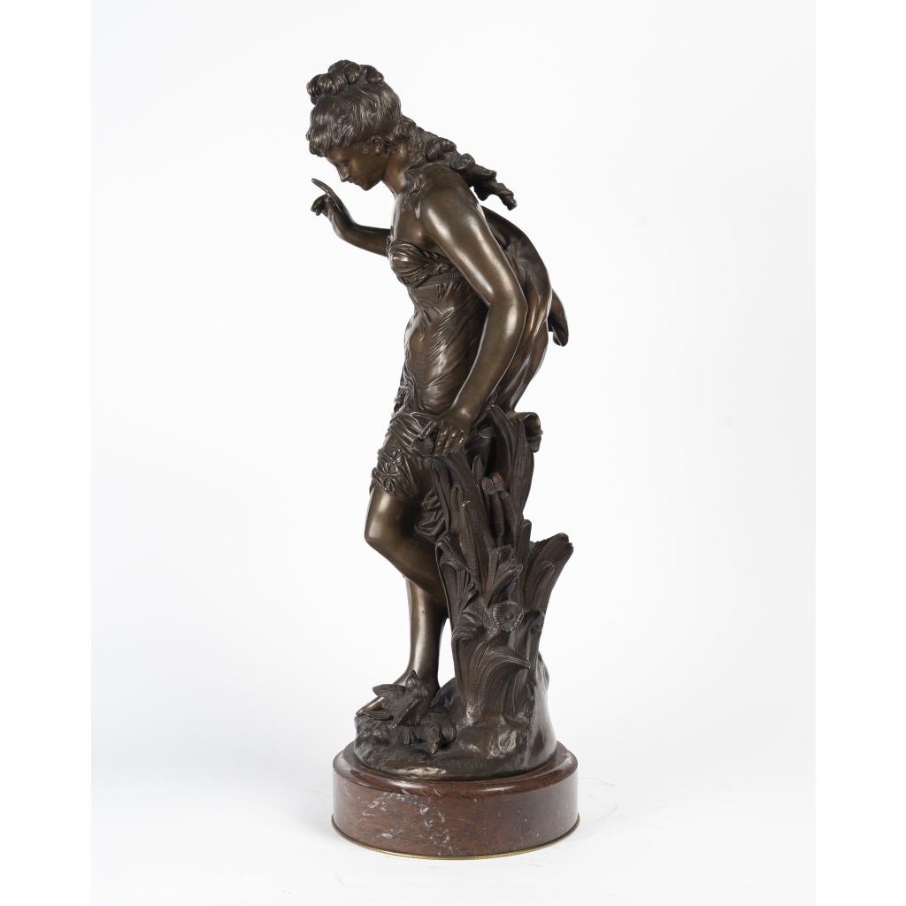 Auguste Moreau (1834-1917), Femme à l&rsquo;Oiseau 11