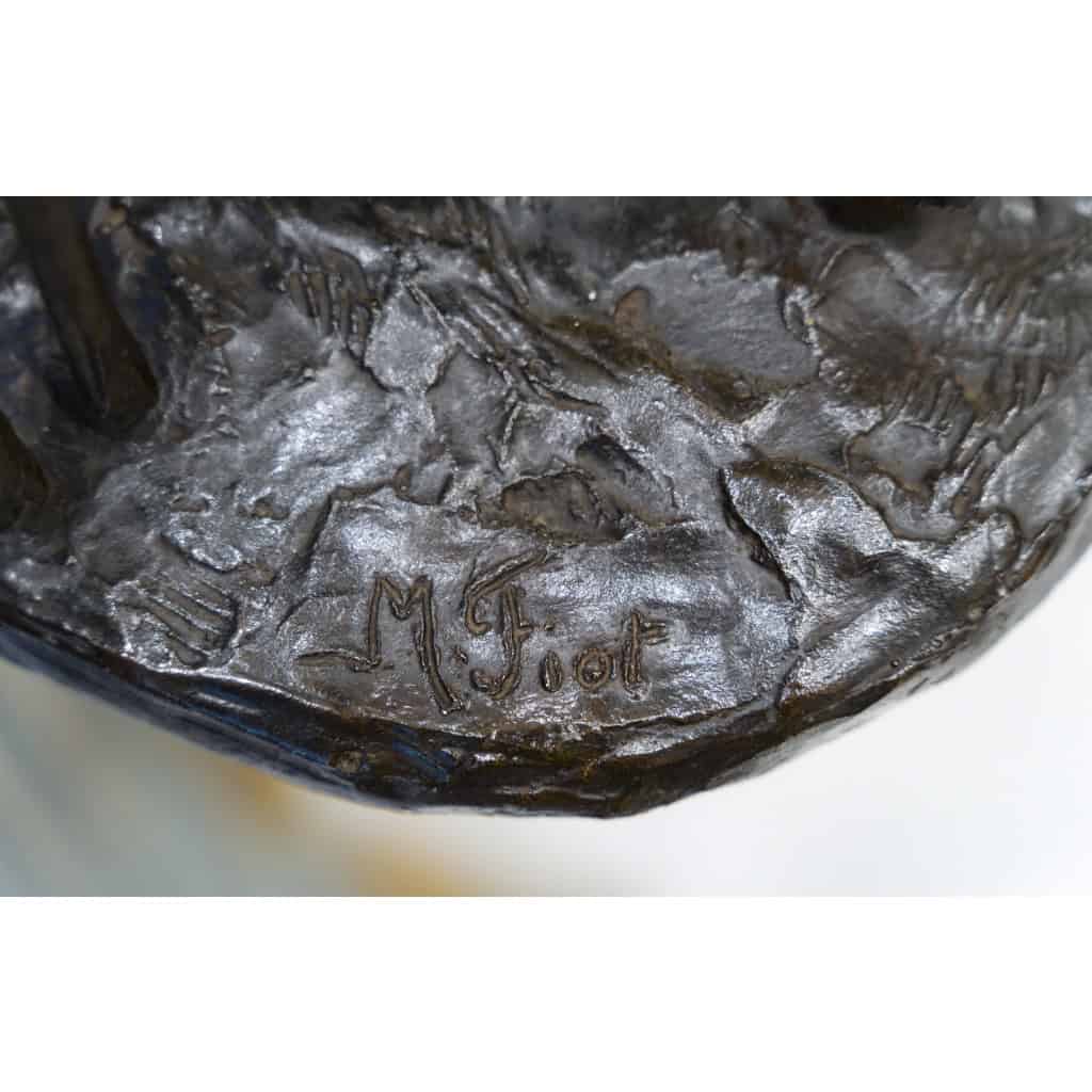 Maximilien FIOT (1886-1953) Un brocard et deux chevrettes 12