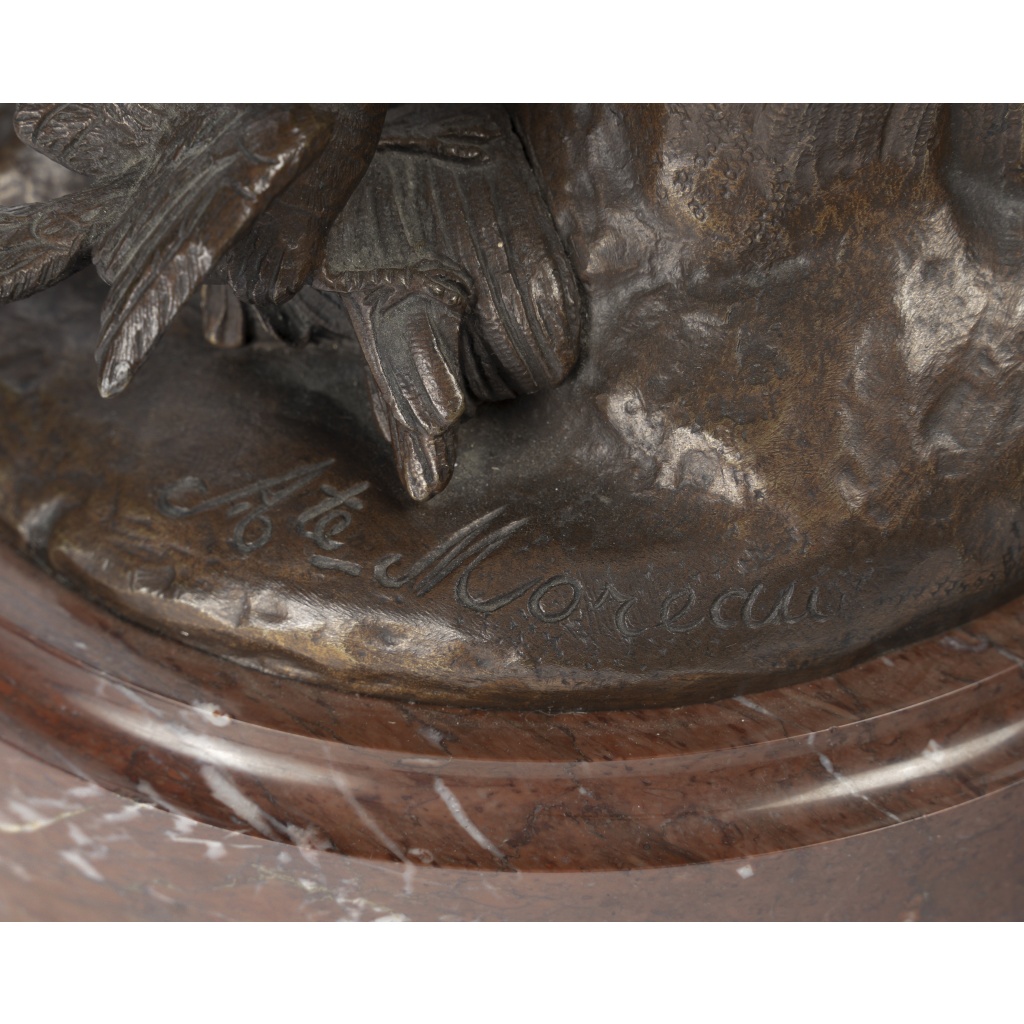 Auguste Moreau (1834-1917), Femme à l&rsquo;Oiseau 12