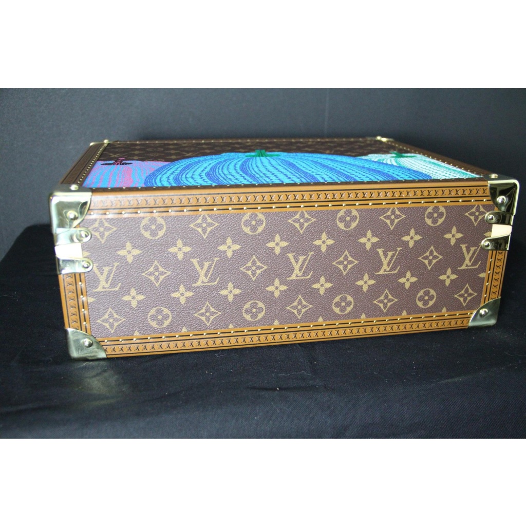 Valise Vuitton Cotteville 40 X Yayoi Kusama Citrouilles edition limitée Monogram 14