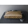 Porte-documents Louis Vuitton Monogram Macassar – Garniture en cuir noir 37