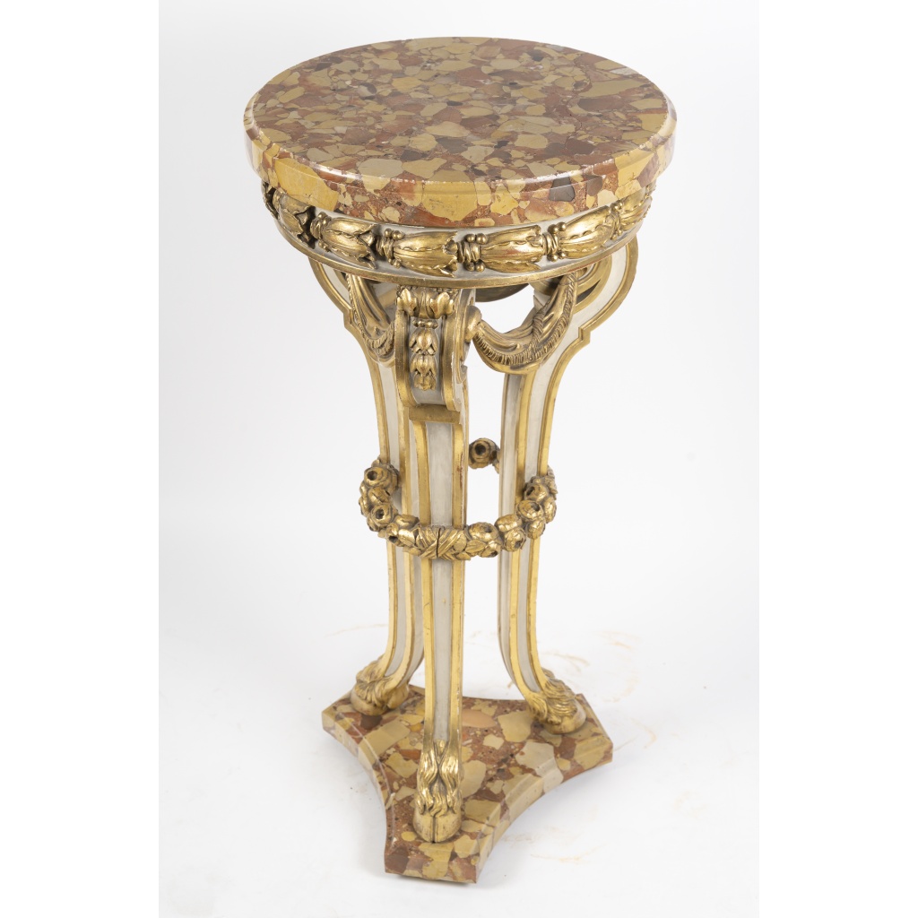 Sellette en bois sculpté, circa 1890 4 Sellette en bois sculpté, circa 1890 4