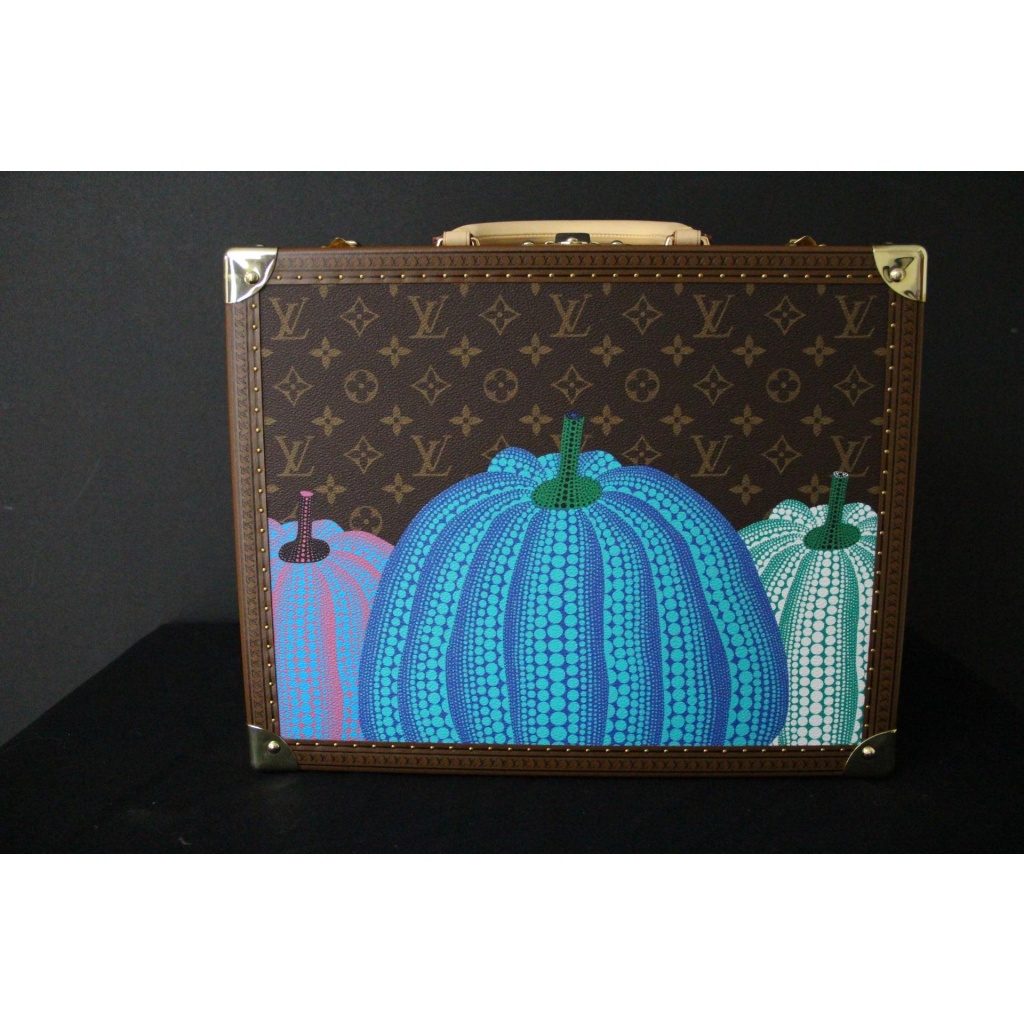 Valise Vuitton Cotteville 40 X Yayoi Kusama Citrouilles edition limitée Monogram 4