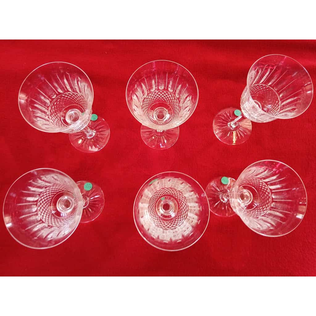 Grands verres Tommy No 2. En cristal saint Louis 4
