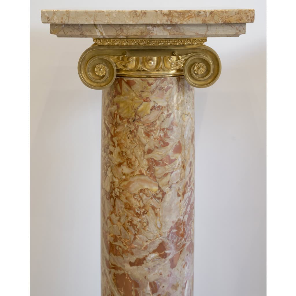 Paire de colonnes néoclassiques, Circa 1880 4 Paire de colonnes néoclassiques, Circa 1880 4