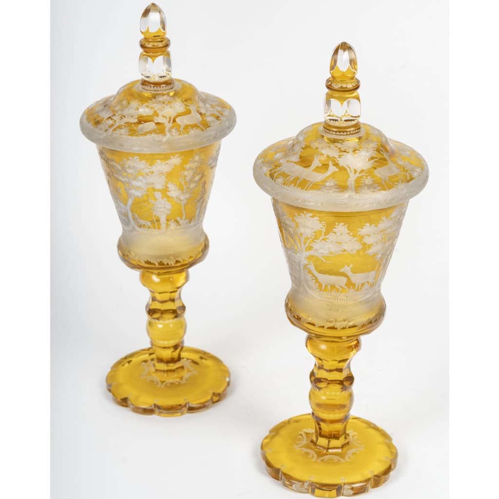 Paire De vases Bohème, Circa 1880 8