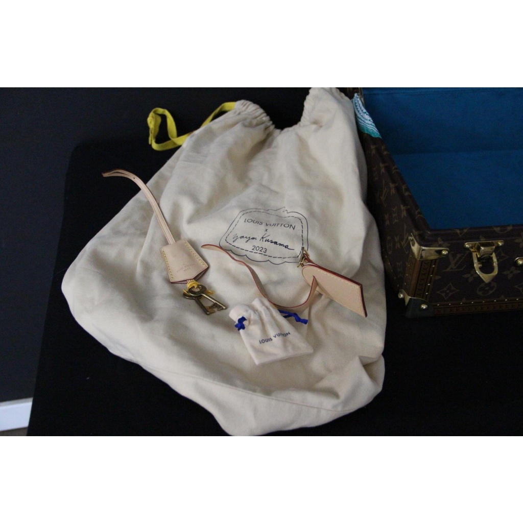 Valise Vuitton Cotteville 40 X Yayoi Kusama Citrouilles edition limitée Monogram 5