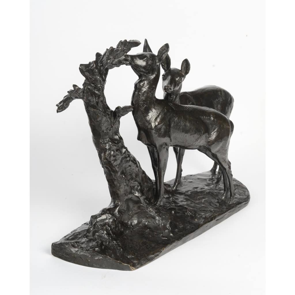 Maximilien FIOT (1886-1953), Deux chevrettes 5