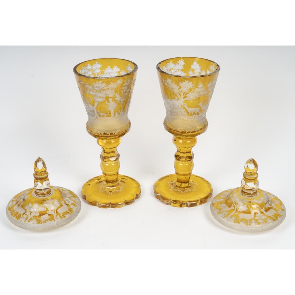Paire De vases Bohème, Circa 1880 5