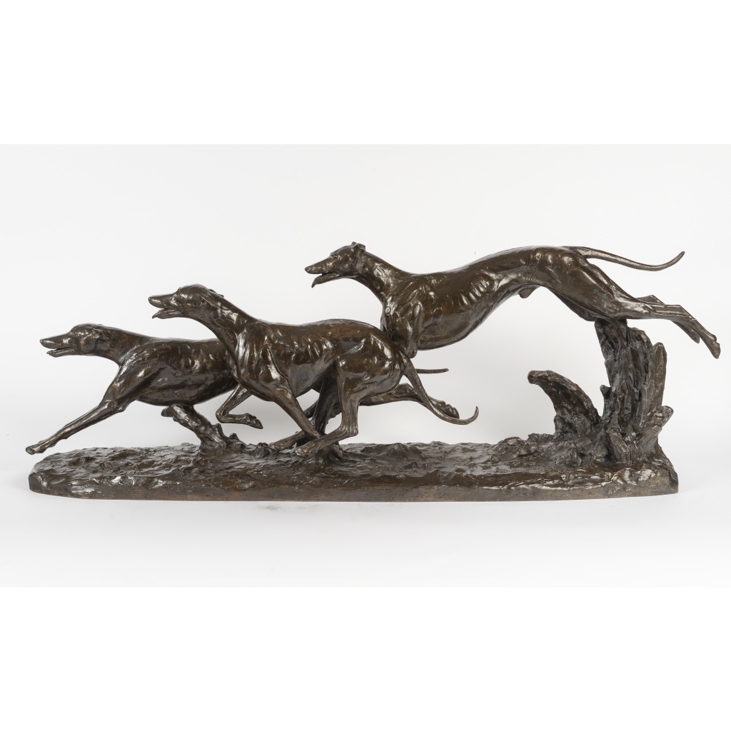 Maximilien FIOT (1886-1953), Course des lévriers 6