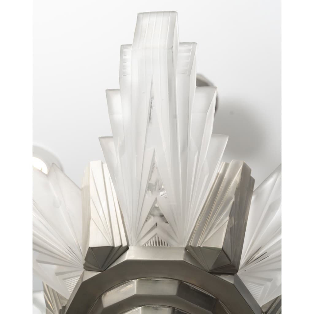 Henri PETITOT, Lustre Art Deco, Circa 1930 6
