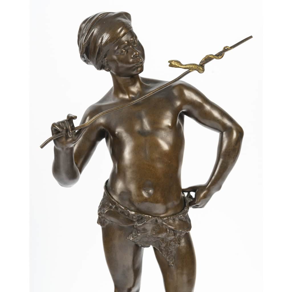 Adolphe Jean LAVERGNE (1863-1928), Le charmeur de serpent 6