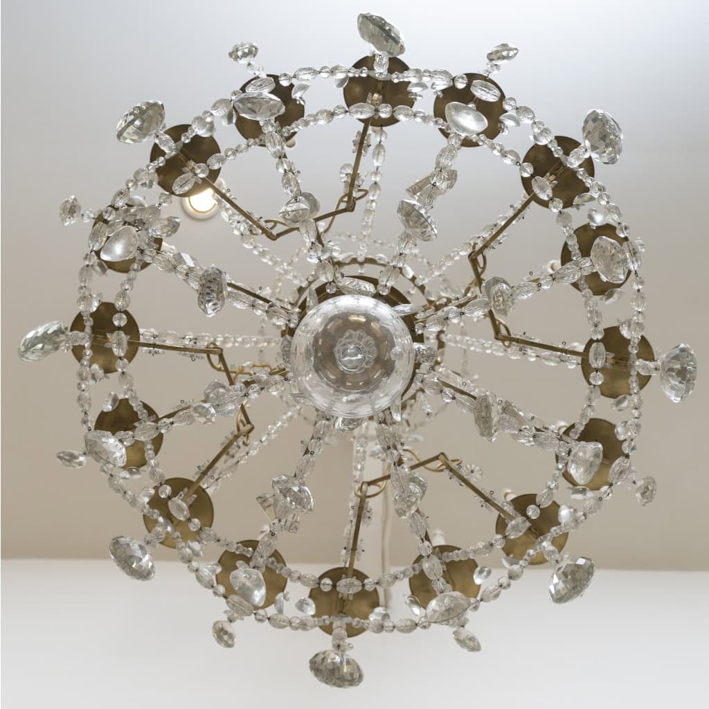 Grand lustre Louis XVI modèle « Marie-Antoinette » Circa 1870 6