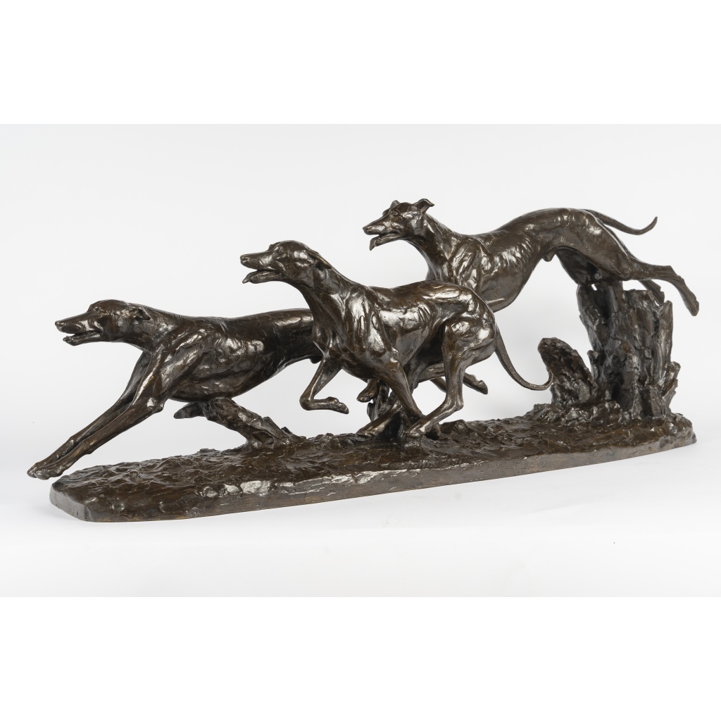 Maximilien FIOT (1886-1953), Course des lévriers 7