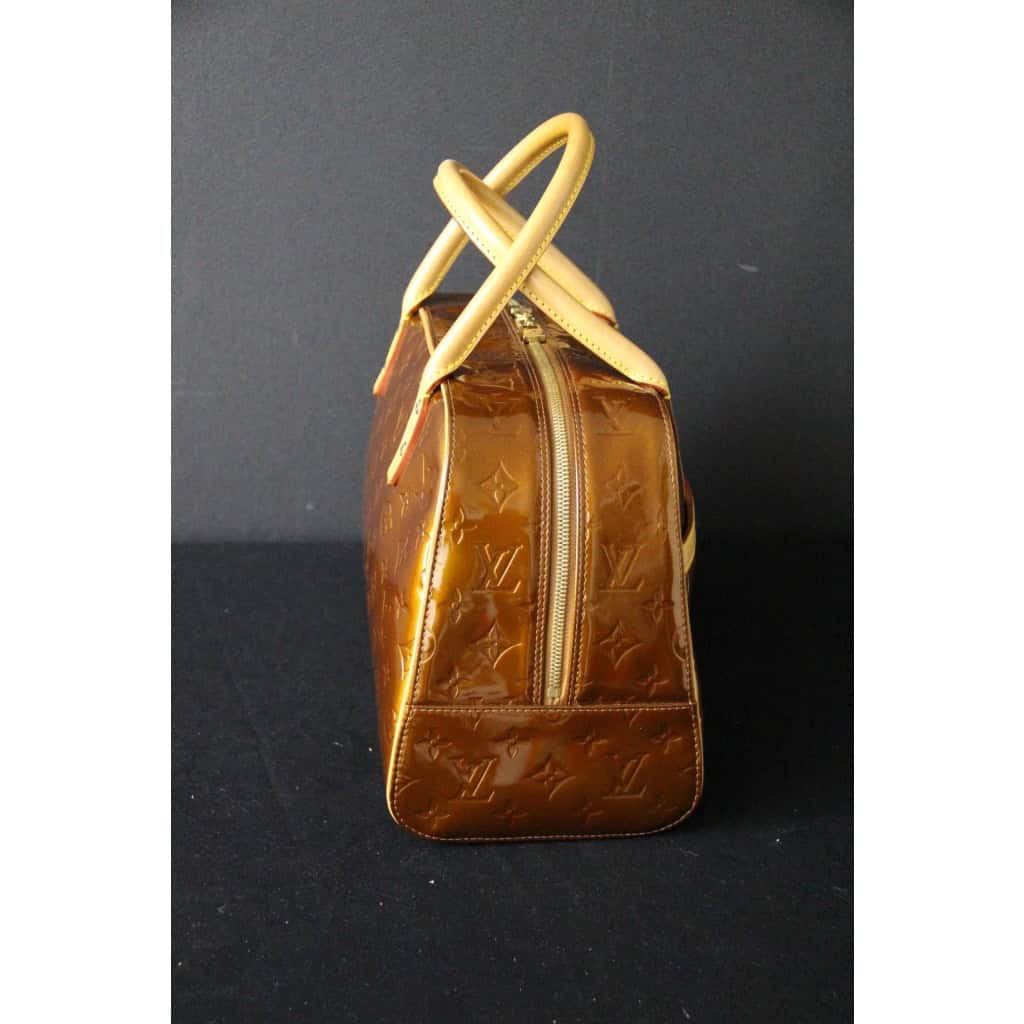 Sac Louis Vuitton verni couleur bronze doré 7 Sac Louis Vuitton verni couleur bronze doré 7