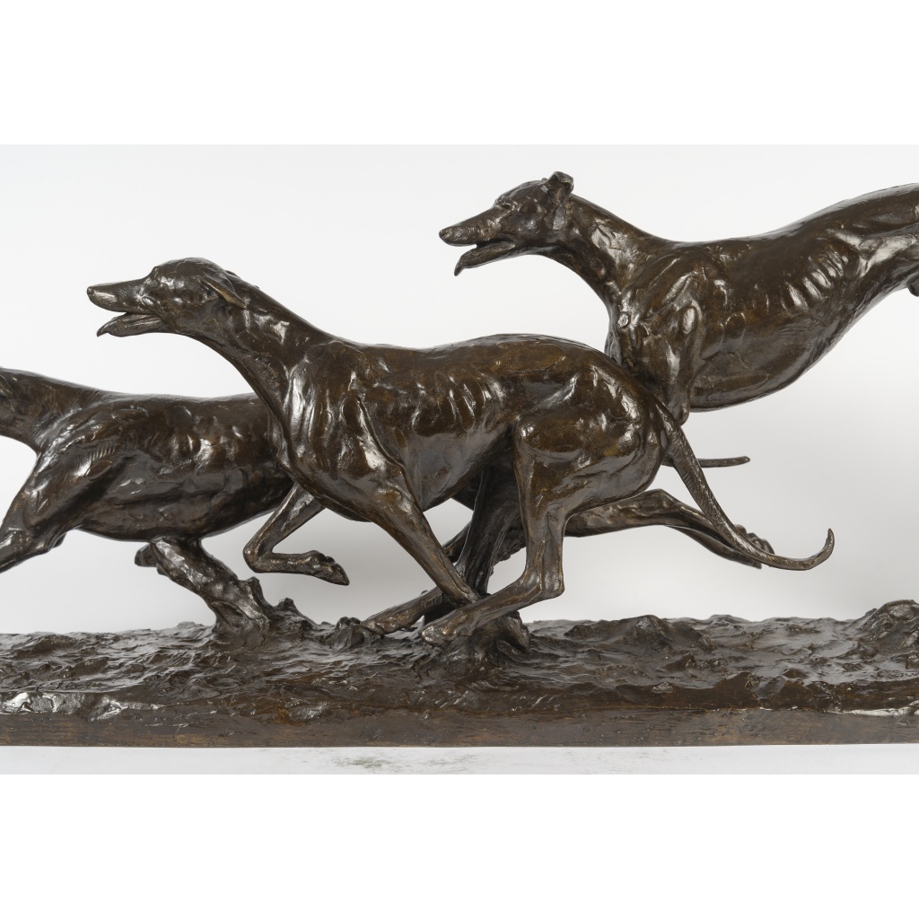 Maximilien FIOT (1886-1953), Course des lévriers 8