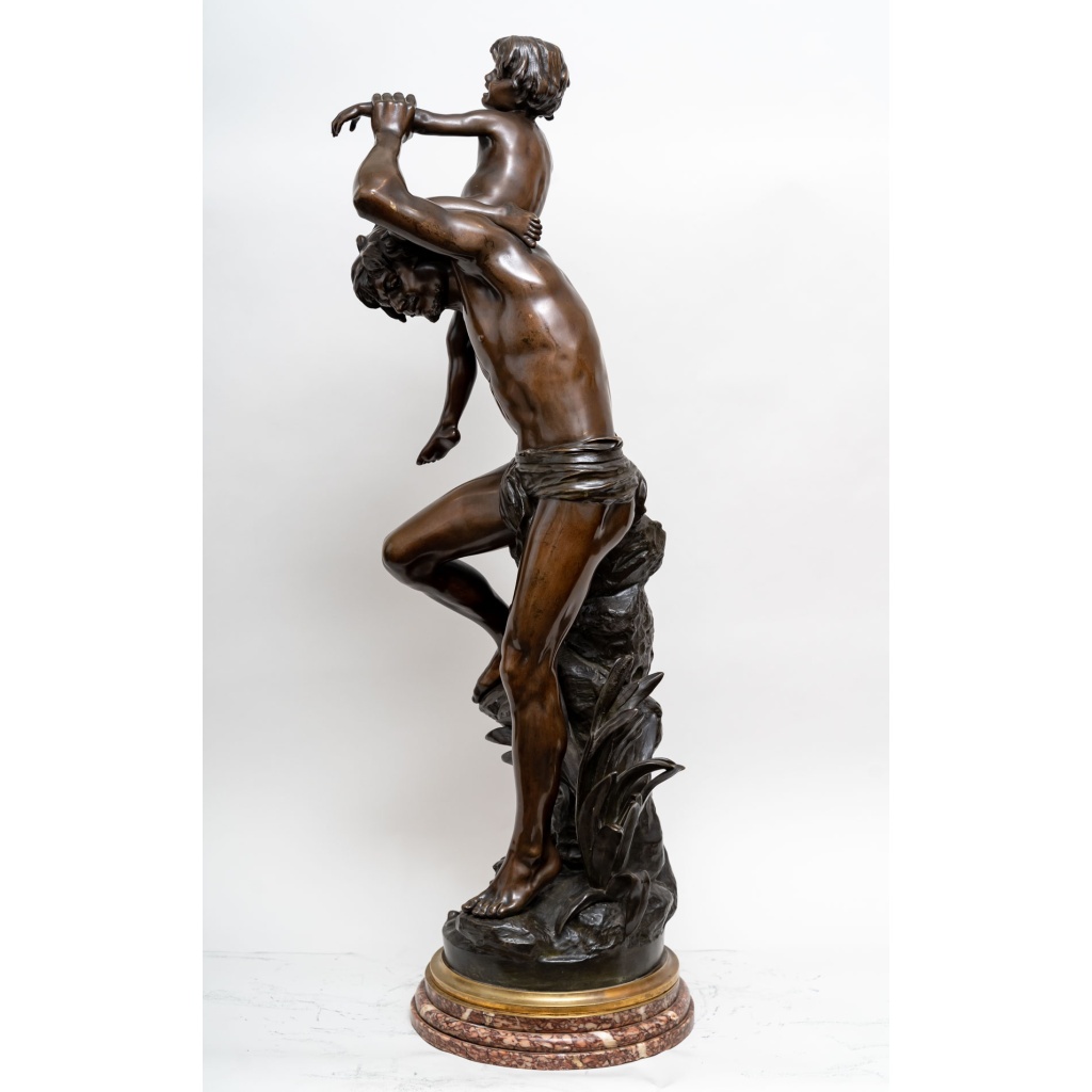 Gaston VEUVENOT-LEROUX (1854- 1942), La Traversée du Ruisseau 8