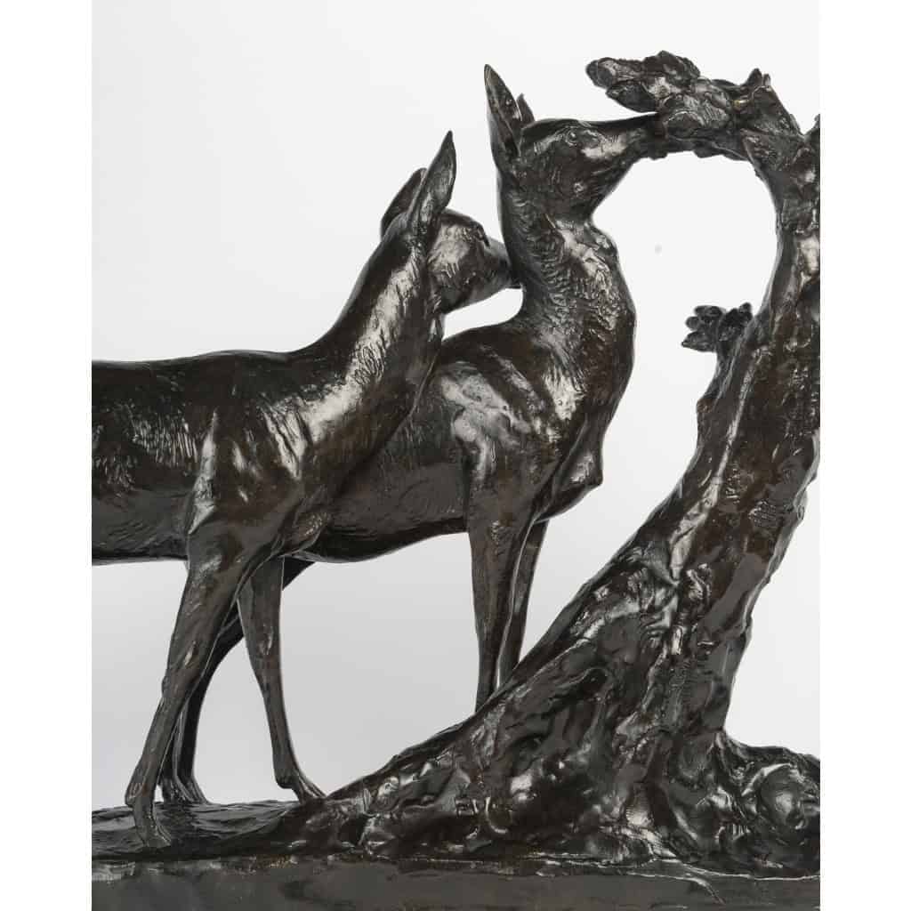 Maximilien FIOT (1886-1953), Deux chevrettes 8