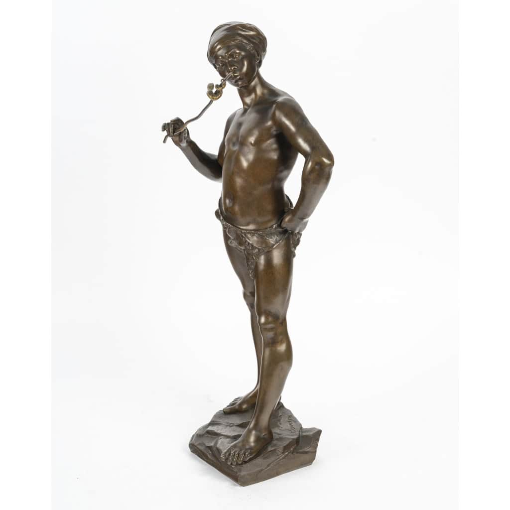 Adolphe Jean LAVERGNE (1863-1928), Le charmeur de serpent 8