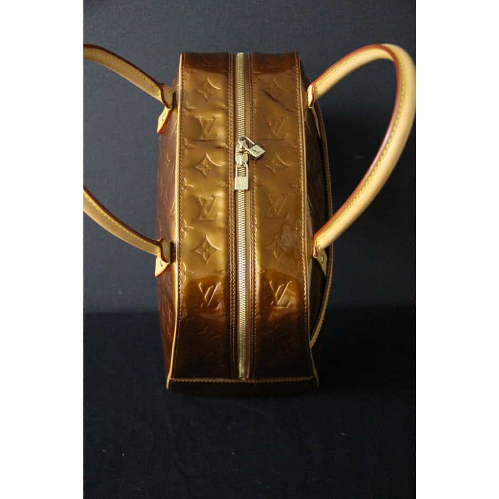 Sac Louis Vuitton verni couleur bronze doré 8 Sac Louis Vuitton verni couleur bronze doré 8
