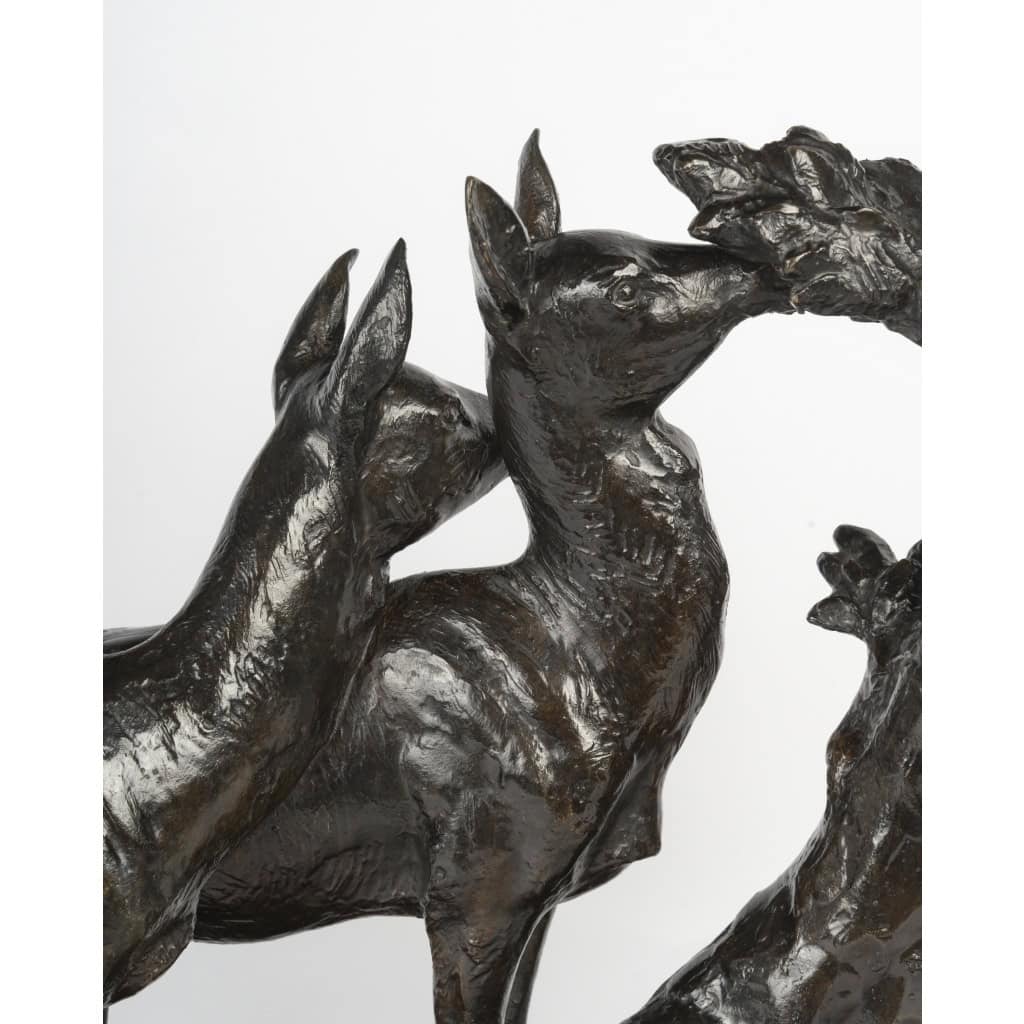 Maximilien FIOT (1886-1953), Deux chevrettes 9