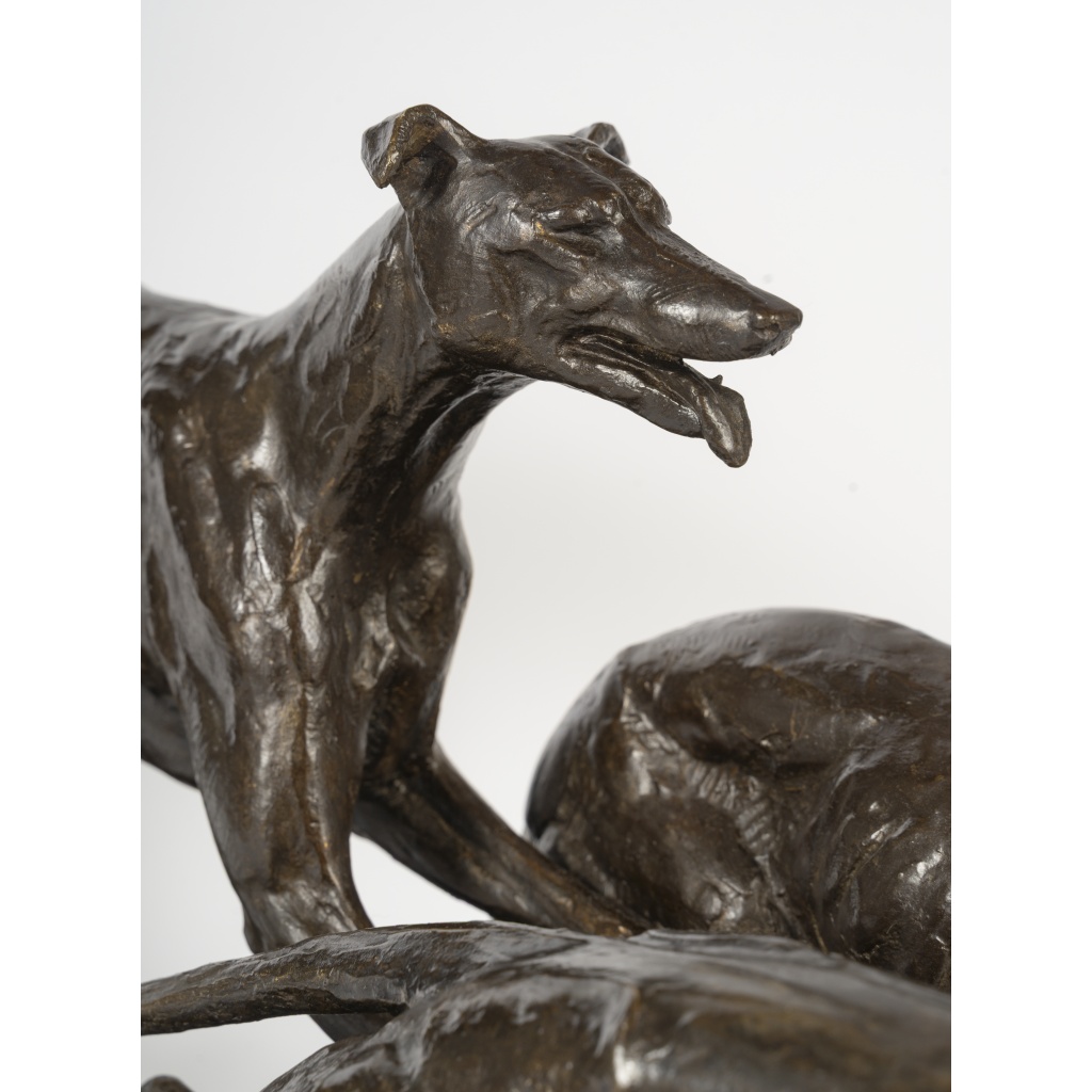 Maximilien FIOT (1886-1953), Course des lévriers 10