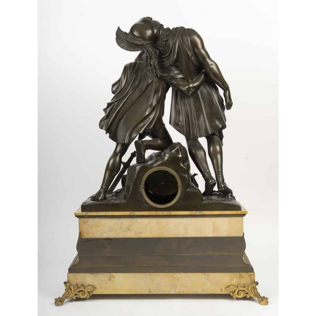 Monumentale pendule représentant Achille et Patrocle, Circa 1830 10 Monumentale pendule représentant Achille et Patrocle, Circa 1830 10