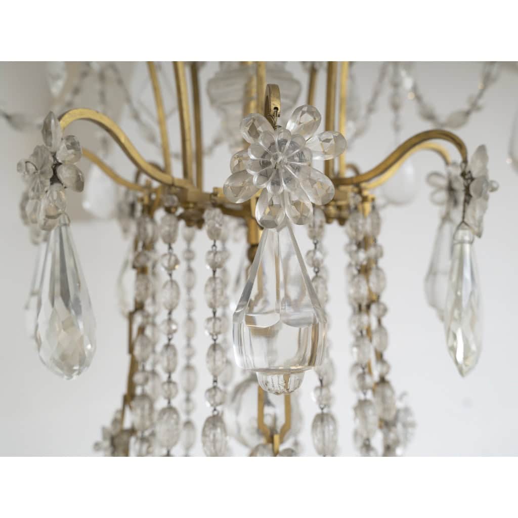 Grand lustre Louis XVI modèle « Marie-Antoinette » Circa 1870 10