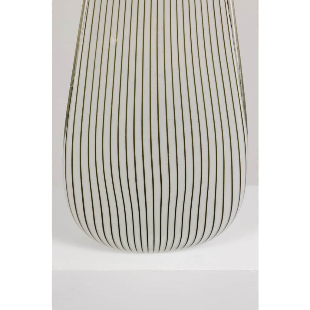 Lino Tagliapietra. Lampe cône en verre de Murano. Italie années 1970 6