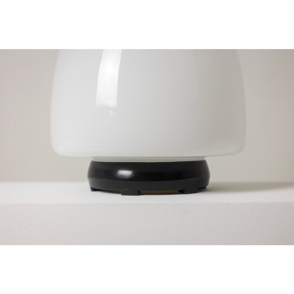 Leucos. Paire de lampes en verre de forme « oeuf ». Italie, années 1960. 10