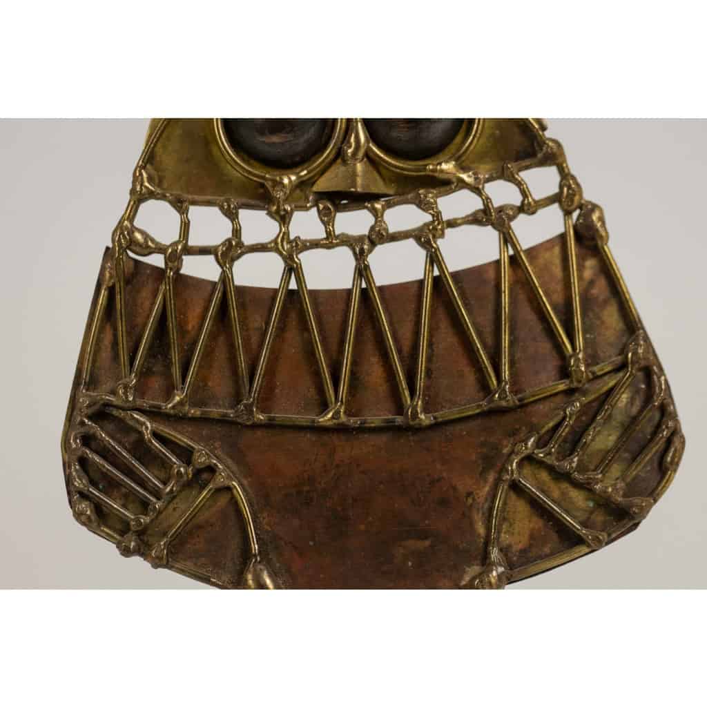 Jarcz. Sculpture de chouette brutaliste. Années 1970 6