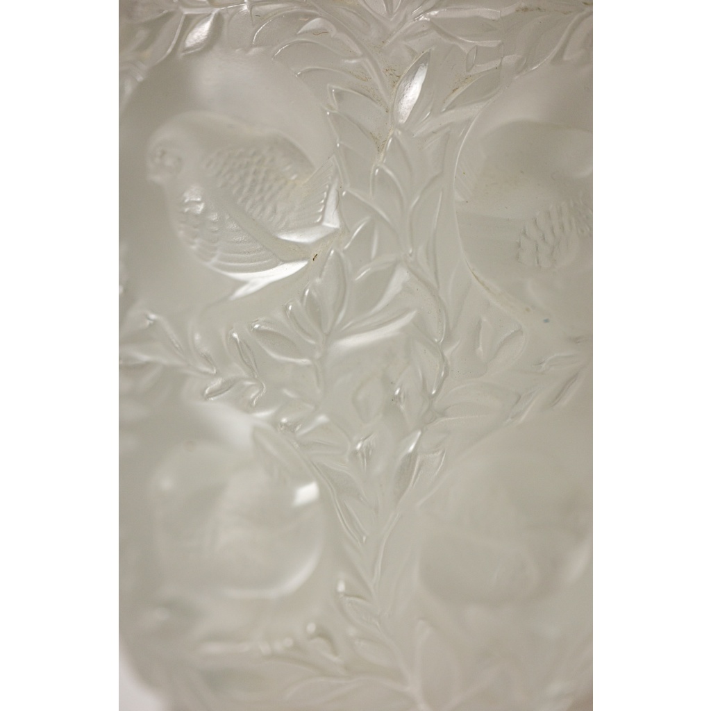 Lalique France. Vase en cristal. Après 1978. 5