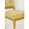 Paire de chaises en bois doré et tapisserie. Epoque Louis XVI 26