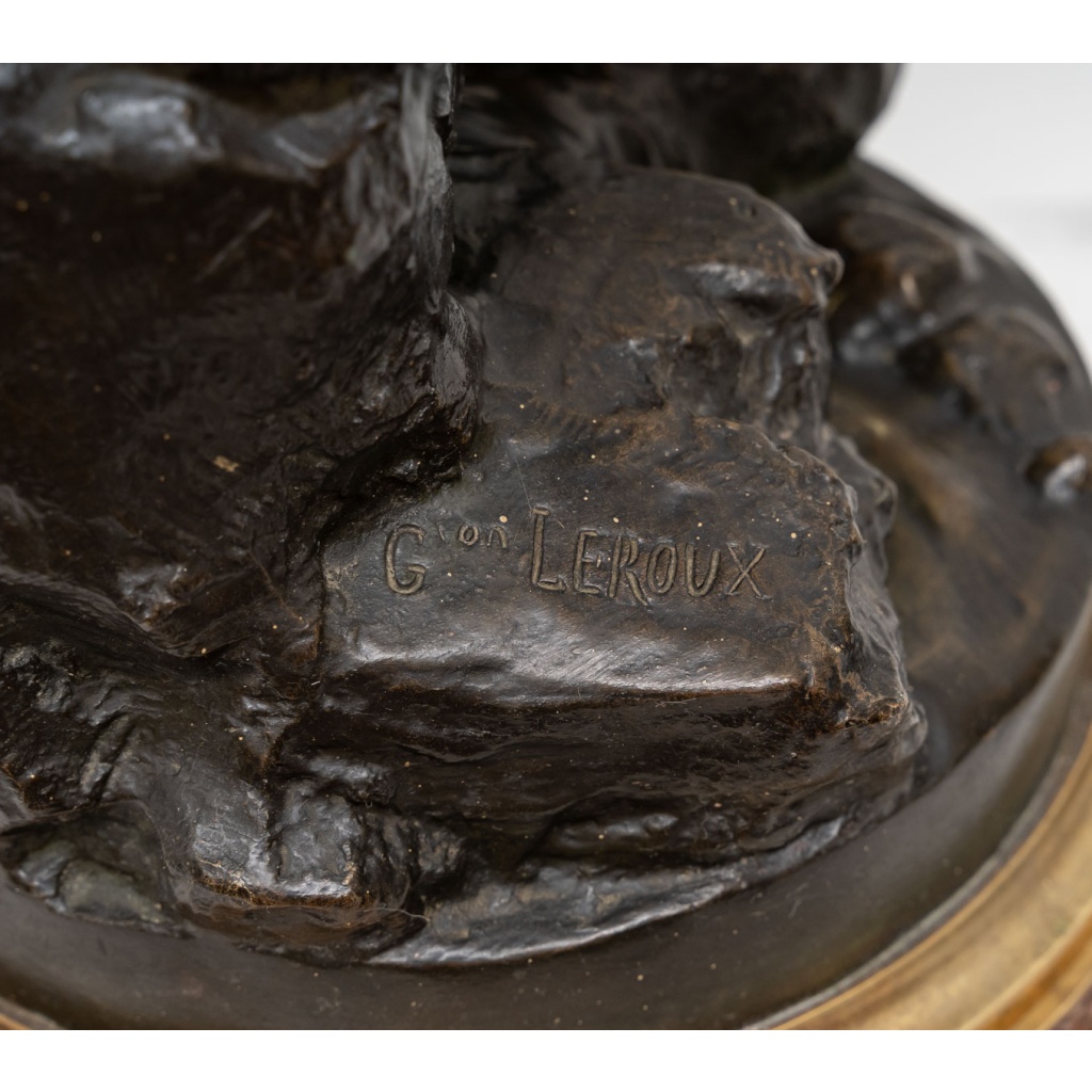 Gaston VEUVENOT-LEROUX (1854- 1942), La Traversée du Ruisseau 11