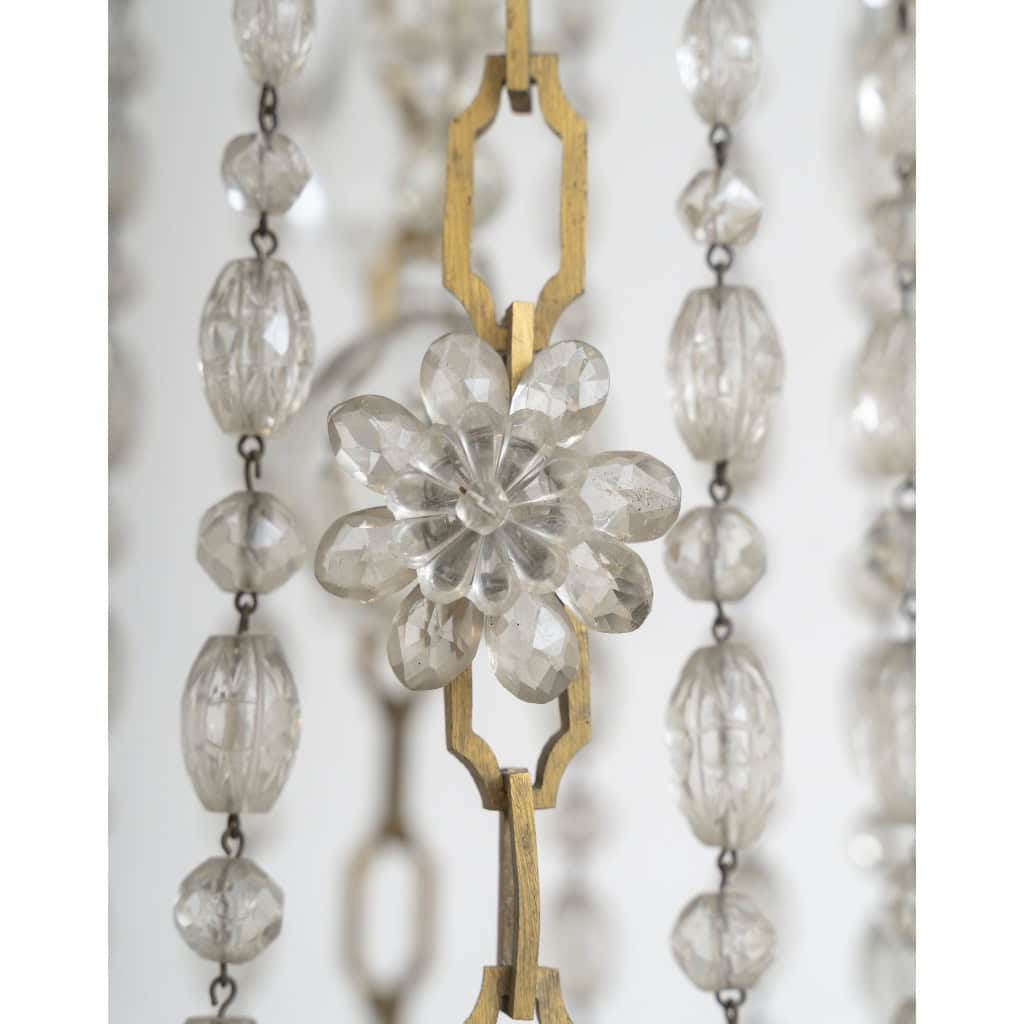 Grand lustre Louis XVI modèle « Marie-Antoinette » Circa 1870 11