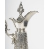 ARMAND GROSS – Paire d&rsquo;aiguières en cristal et argent massif fin XIXe 23