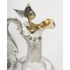 ARMAND GROSS – Paire d&rsquo;aiguières en cristal et argent massif fin XIXe 28