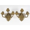 Paire d&rsquo;appliques de style Régence en bronze doré. XIXème siècle 12