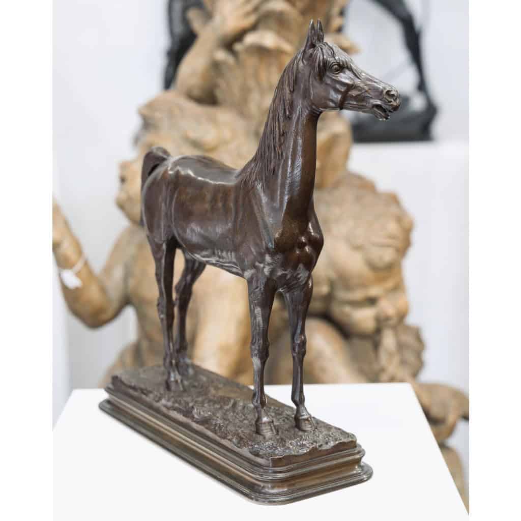 Sculpture – Le Cheval Kaolin , Alfred Dubucand (1828 – 1894) – Bronze 4 Sculpture – Le Cheval Kaolin , Alfred Dubucand (1828 – 1894) – Bronze 4