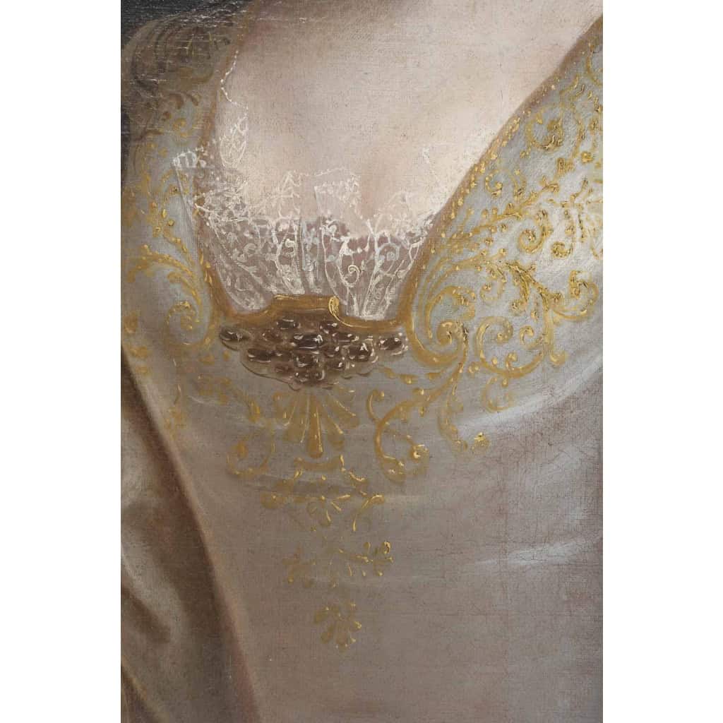 Portrait d’une Dame De Cour Attribué à François De Troy (1645-1730) 6 Portrait d’une Dame De Cour Attribué à François De Troy (1645-1730) 6