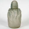 1920 René Lalique – Brûle Parfums Sirènes Verre Blanc Patiné Bleu 12