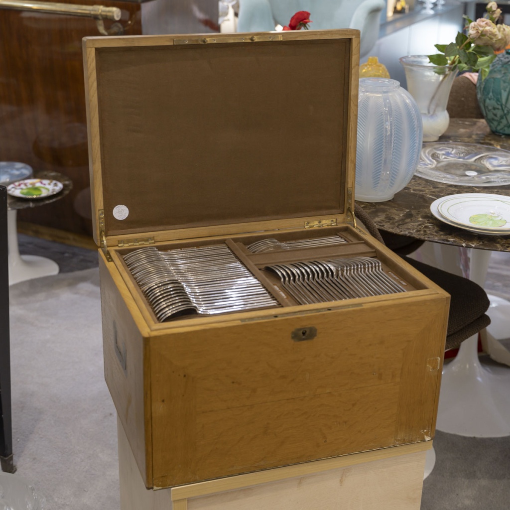 ORFEVRE SAVARY & FILS MENAGERE 191 PIECES ARGENT MASSIF EPOQUE 1930 5